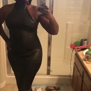 Body con ankle dress